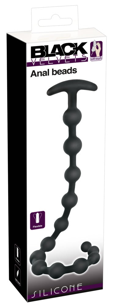 Black Velvets Silikon Analkulor 50 cm