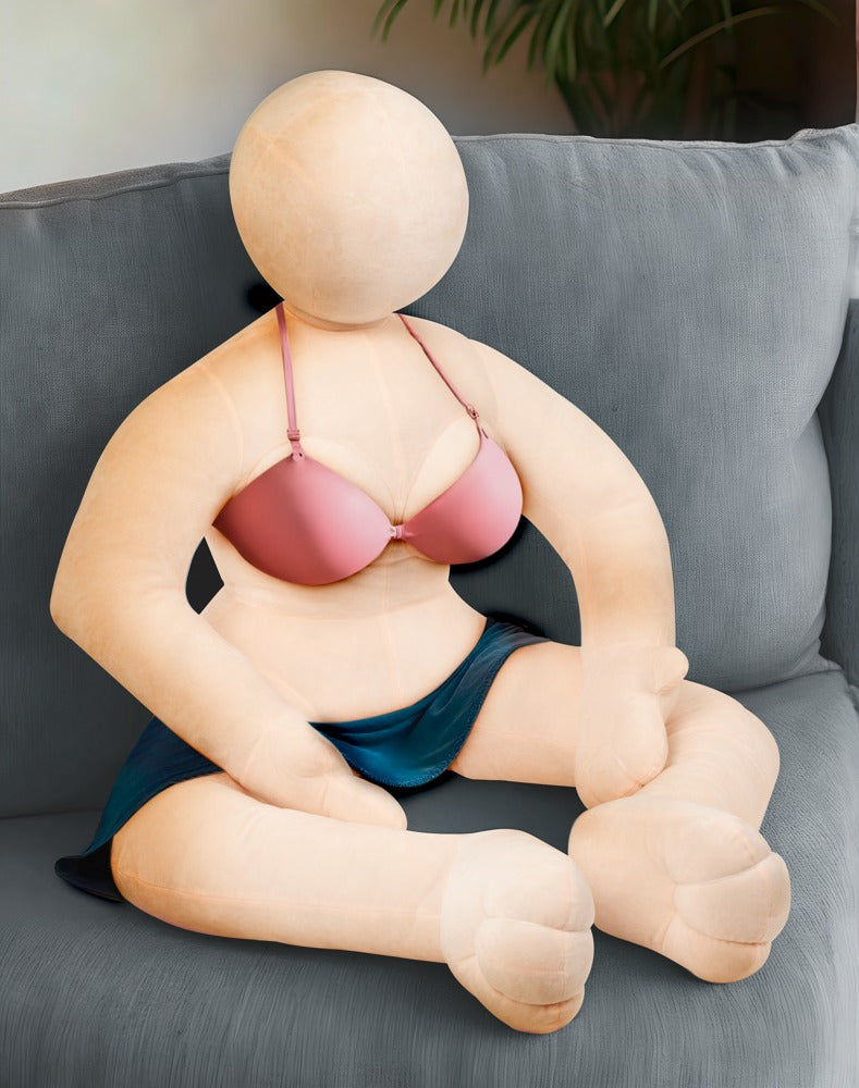 Plush Doll Leona Mjuk Docka med Masturbator