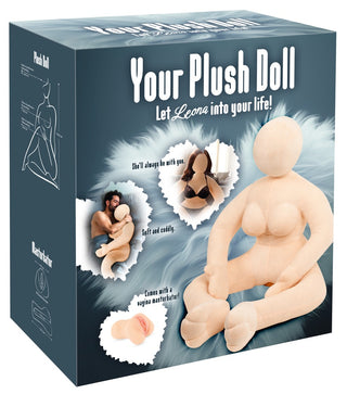 Plush Doll Leona Mjuk Docka med Masturbator