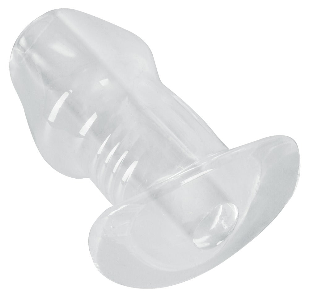 Transparent Analplugg med Tunnel