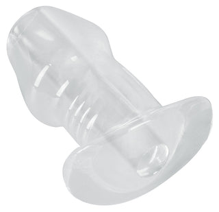Transparent Analplugg med Tunnel