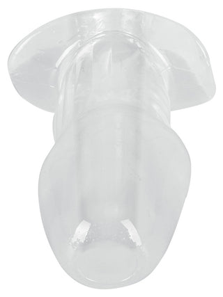 Transparent Analplugg med Tunnel