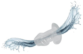 Transparent Analplugg med Tunnel