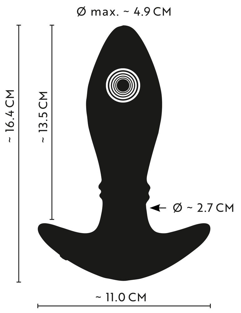 Anos Moving Rings Buttplug