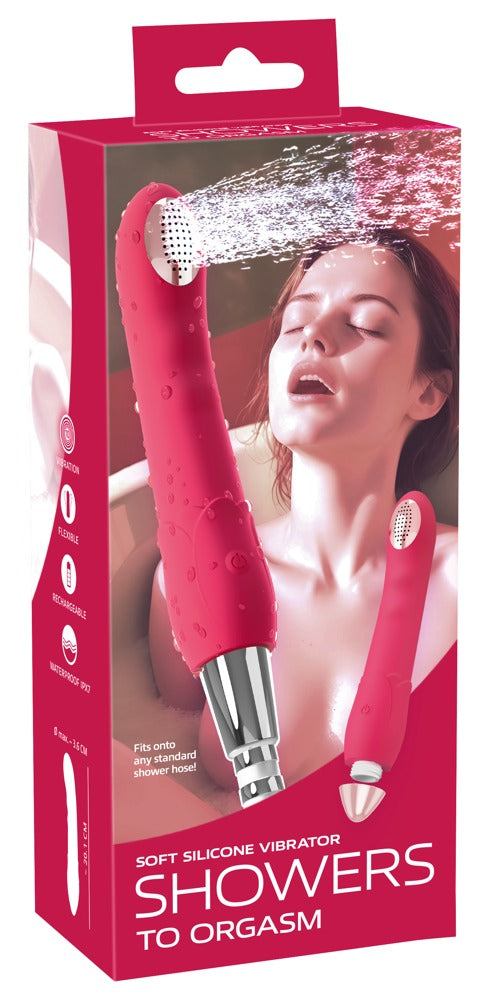 Vattentät vibrator för dusch & bad