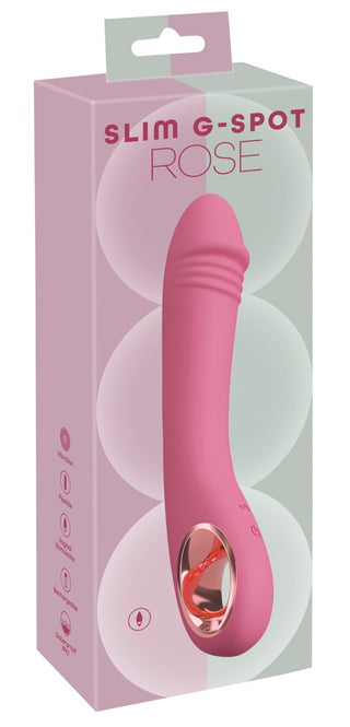 Slim G-Spot Vibrator Rose