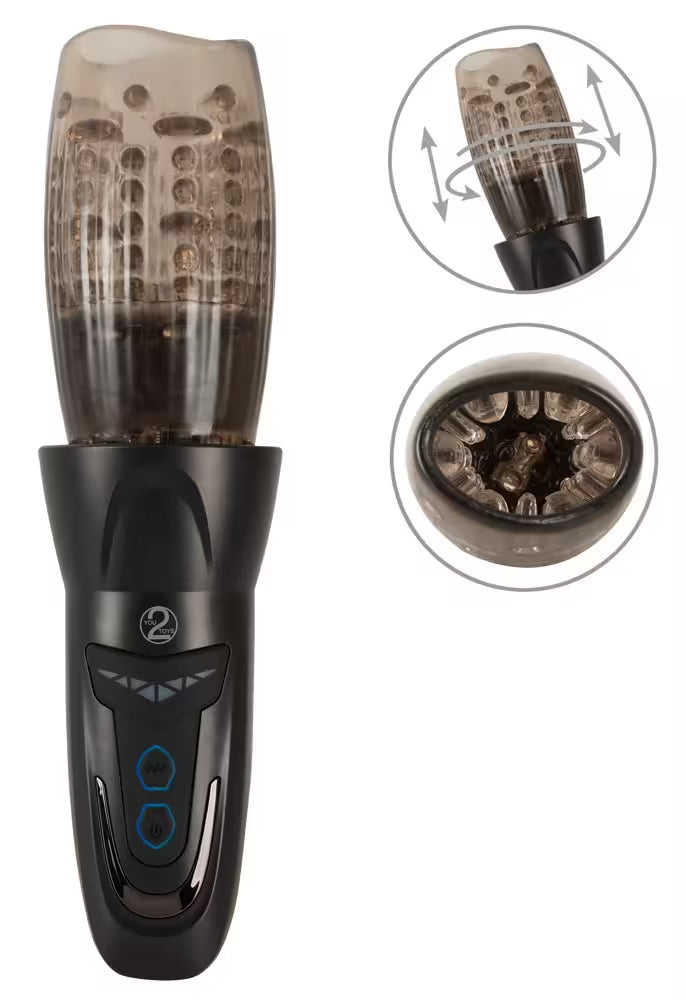 STROKER Rotating Masturbator med vibration