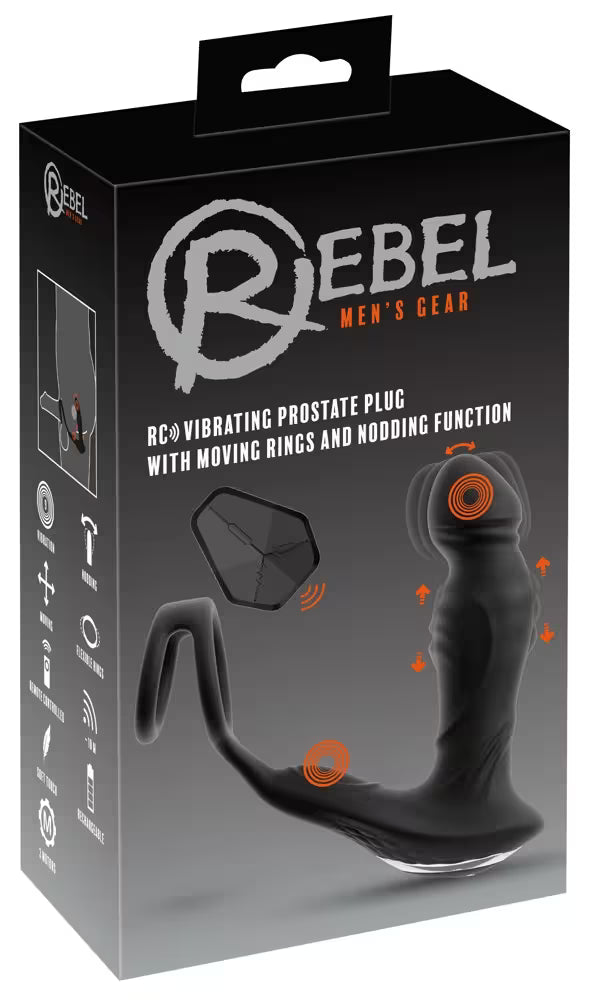 Rebel RC Prostatavibrator med fjärrkontroll
