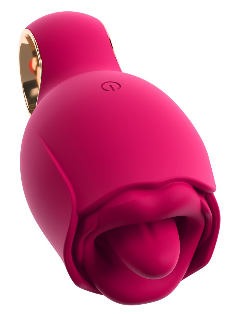 Oral Fun Vibrator med Roterande Tunga