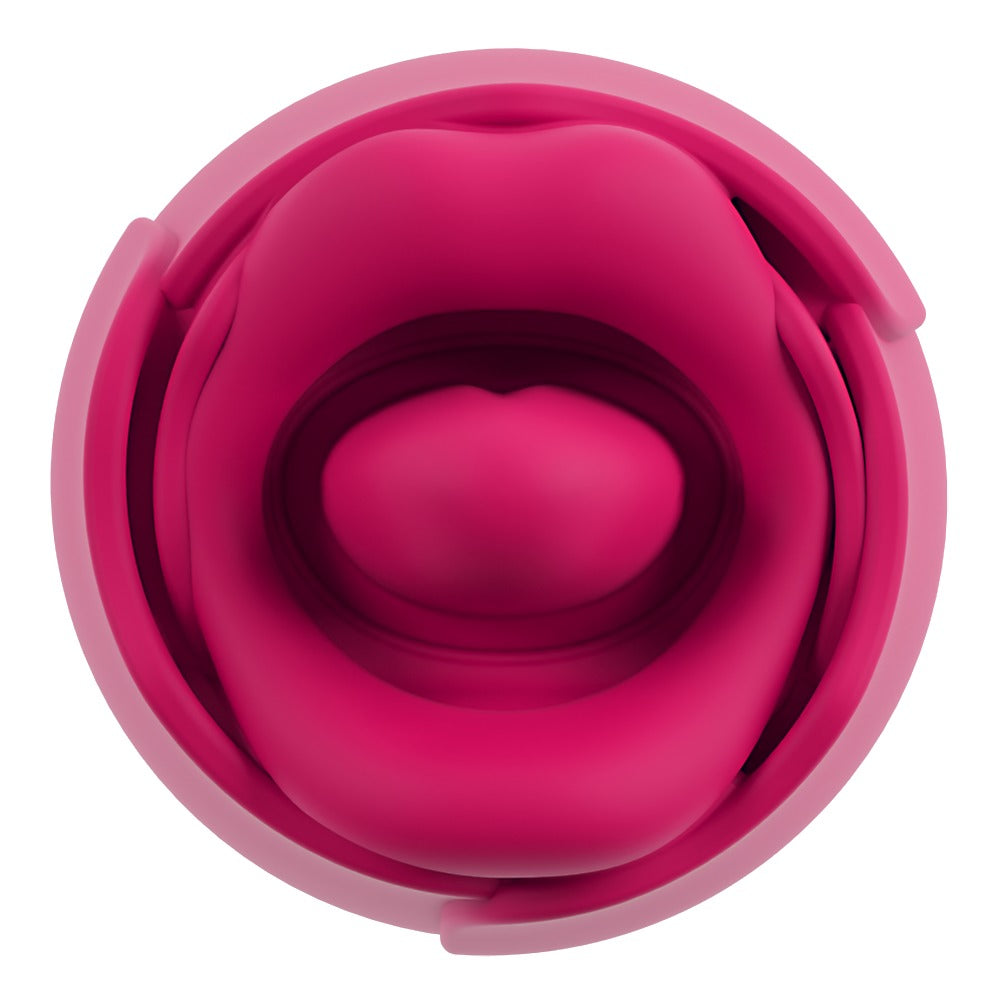 Oral Fun Vibrator med Roterande Tunga