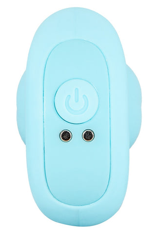 Cuties Mini Analplugg med Vibration Blå