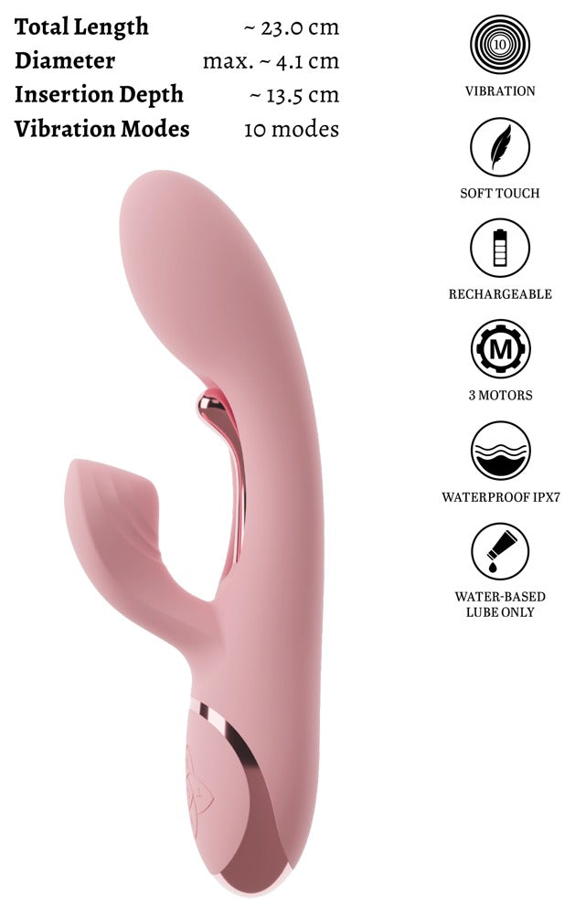 AVENOR G-Spot Rabbit Vibrator med 3 Motorer