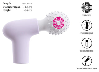 RIONEX Mini Massager med Kraftfulla Vibrationer