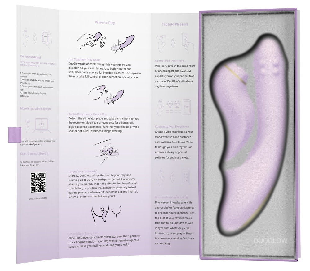 SVAKOM DuoGlow 2-i-1 Vibrator