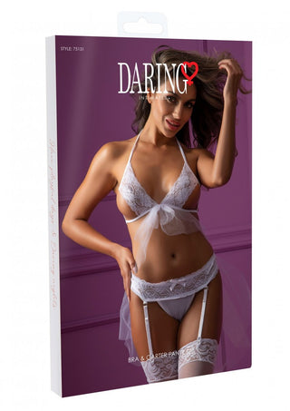 Daring Intimates Vit Underkläder Set