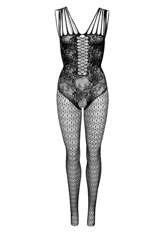 Intimates Hex and Lace Net Bodystocking