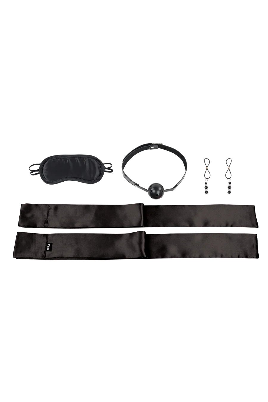 Bondage Kit Svart 5-delar – Komplett Nybörjarkit