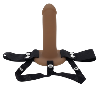 Ihålig Strap-On med Avtagbar Dildo – 16 cm