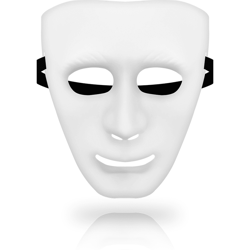 Ansiktsmask Vit