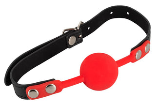 Justerbar Röd Ball Gag