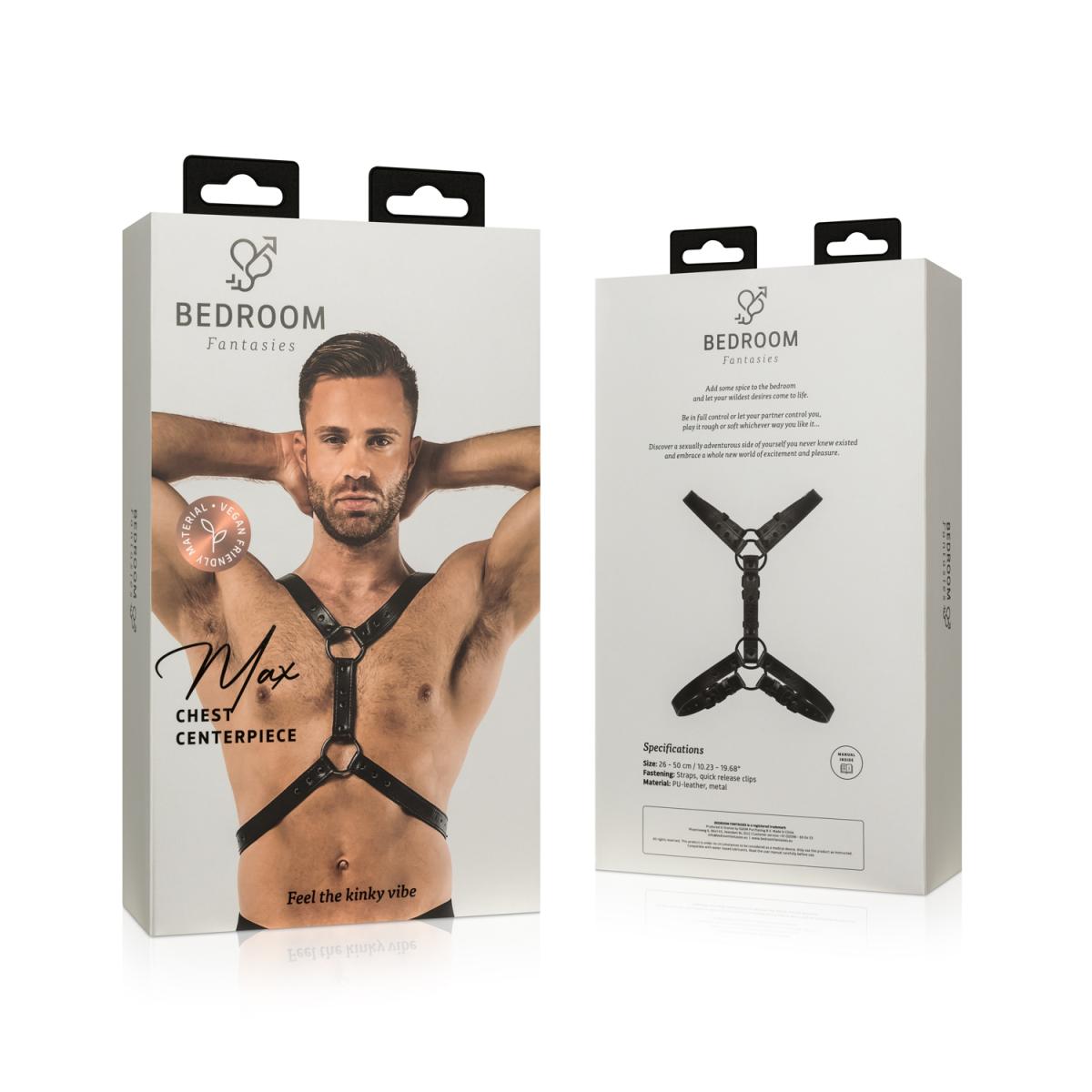 Max Bondage -valjaat miesten mustat