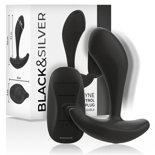 Black&Silver Fjärrstyrd Buttplug