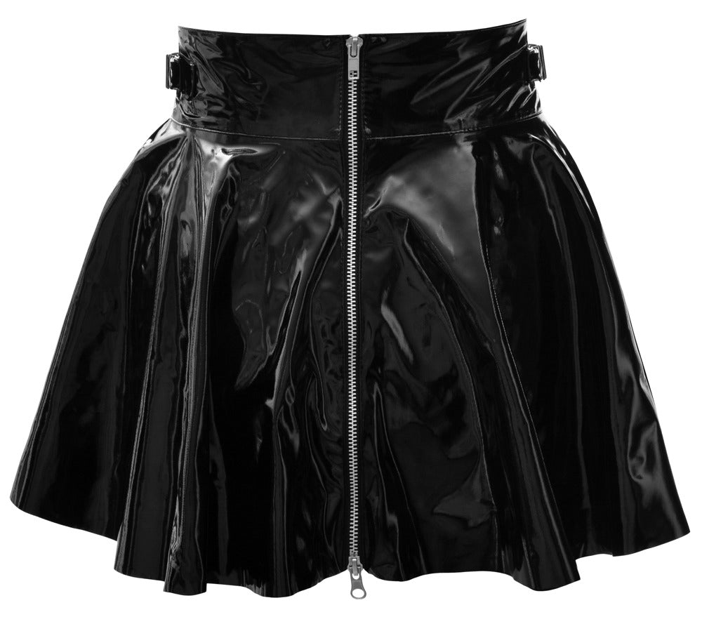 Wetlook miniskirt