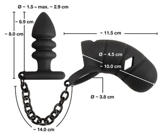 Cockcage Med Buttplug