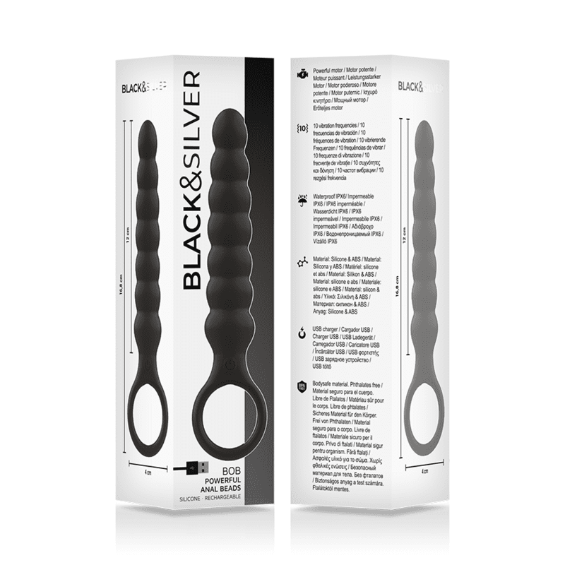 Silver Bob Powerful Anal Beads