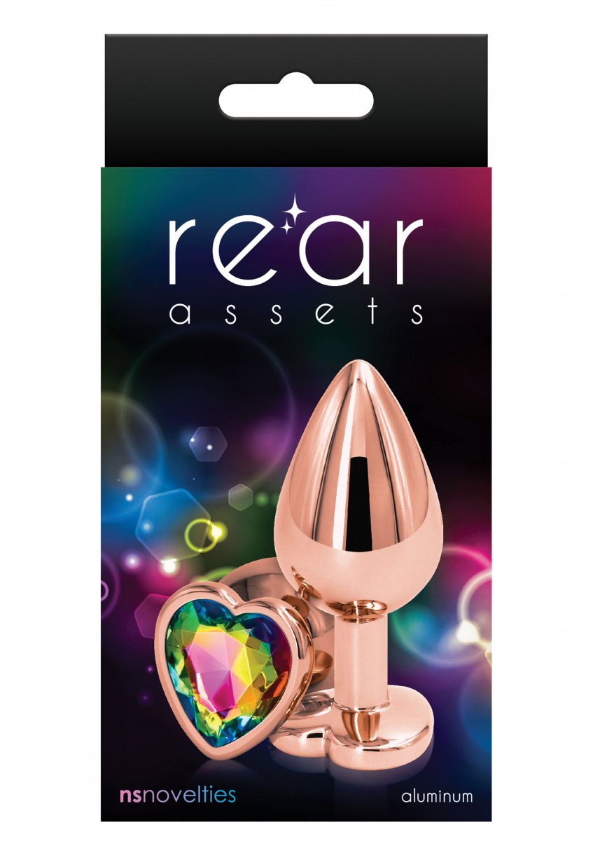 Gold Buttplug Heart Shaped