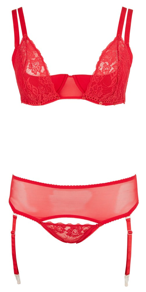 Plus Size Matching Bra Set