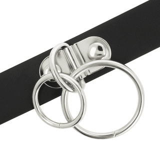 Choker Halsband 2 Ringar