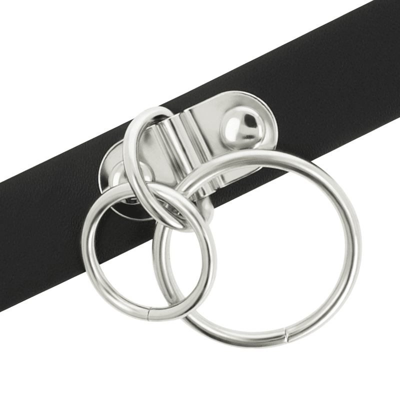 Choker Halsband 2 Ringar
