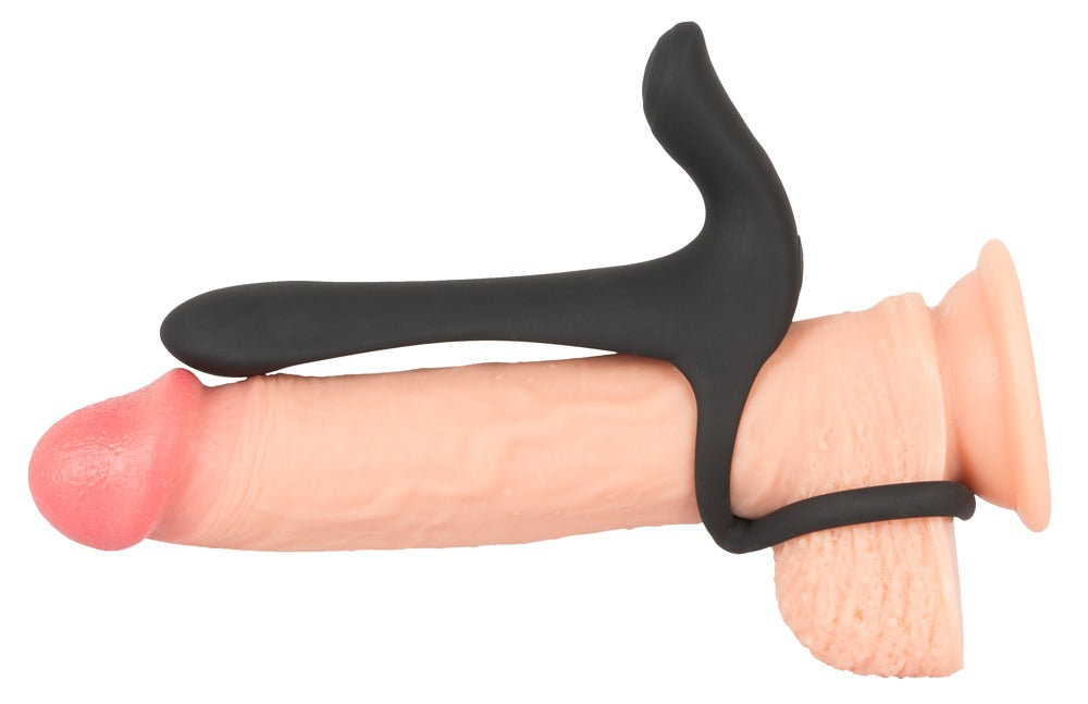 Vibrator Cock Ring With Dildo