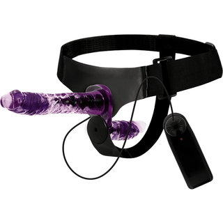 Dubbel Strapon Med Harness