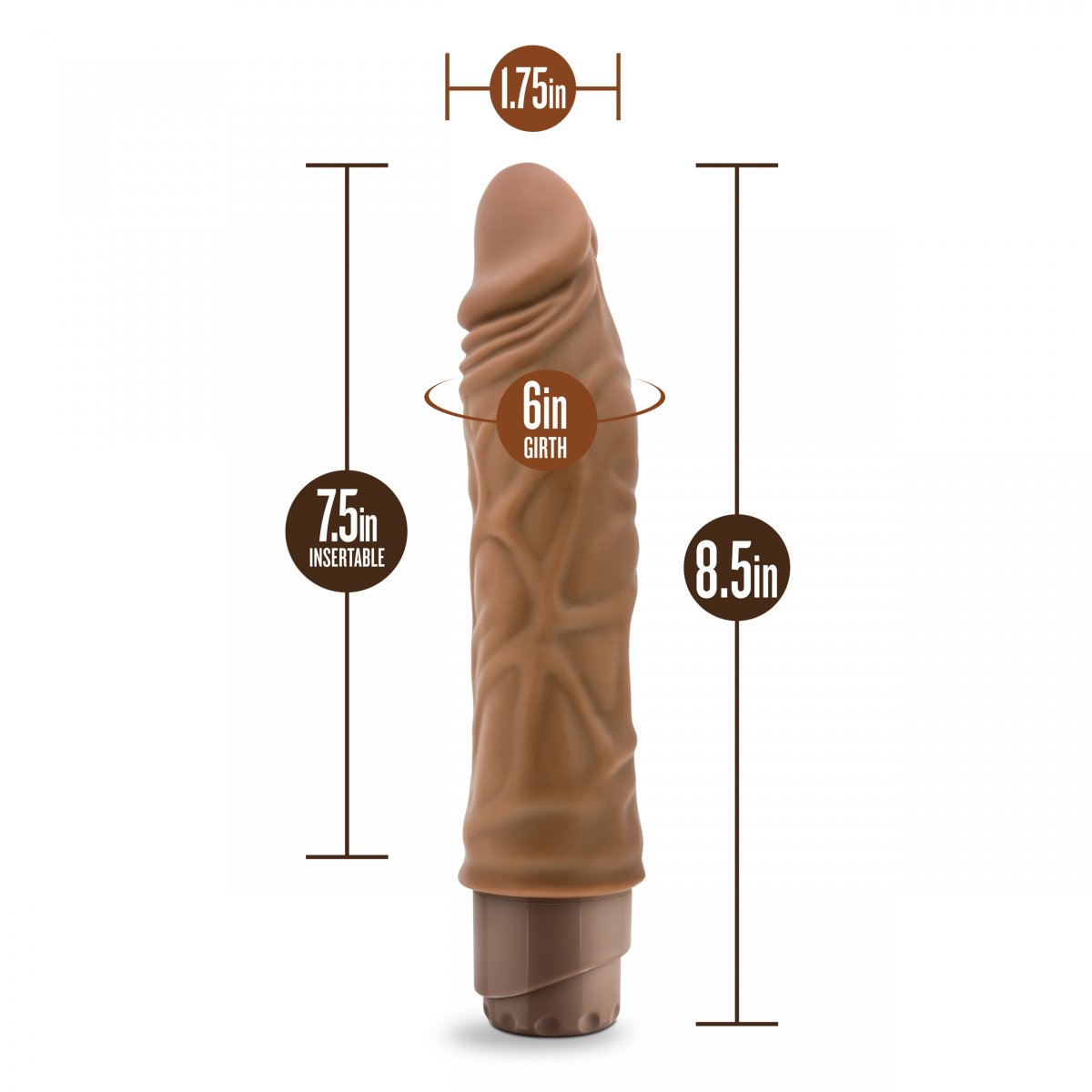 Dr.Skin Dildo Vibrator 21 cm