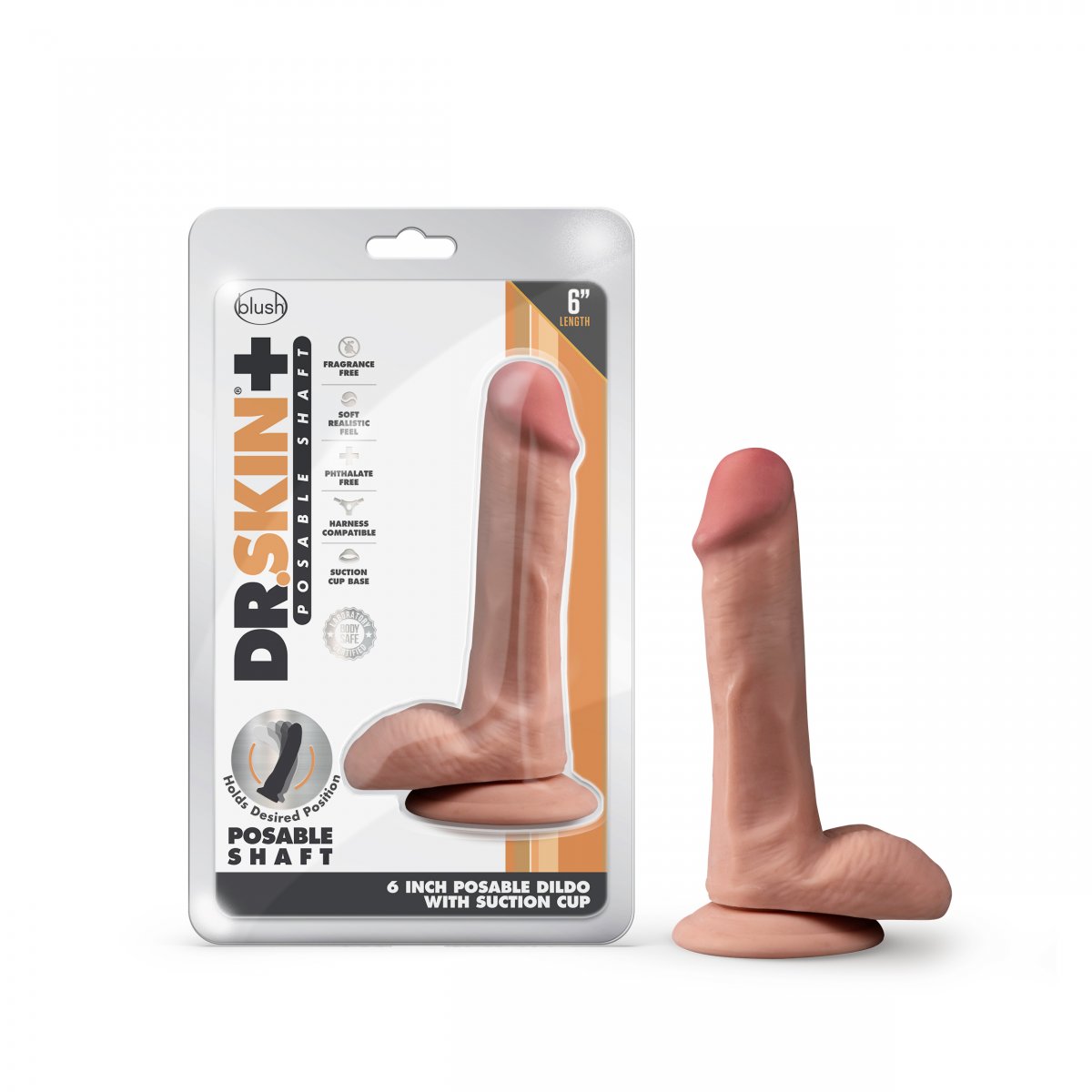Dr.Skin 16 cm Dildo With Balls