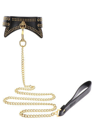 Halsband Med Guld Koppel
