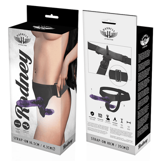 Dubbel Strapon Med Harness