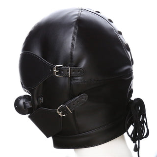 Huvudmask Med Gagball & Ögonbindel