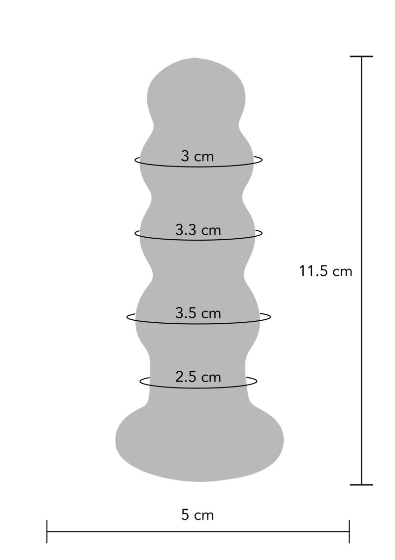 Buttocks Glass Plug