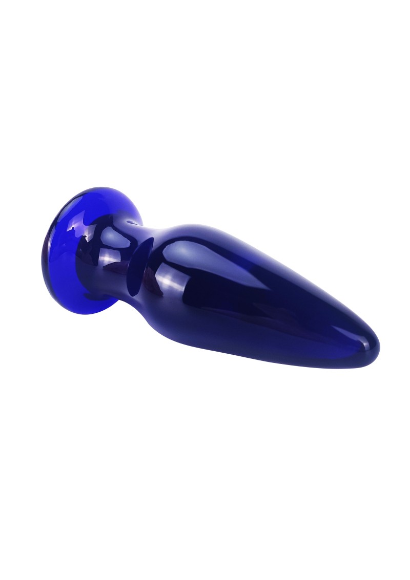 Buttocks Vibrating Glass Plug