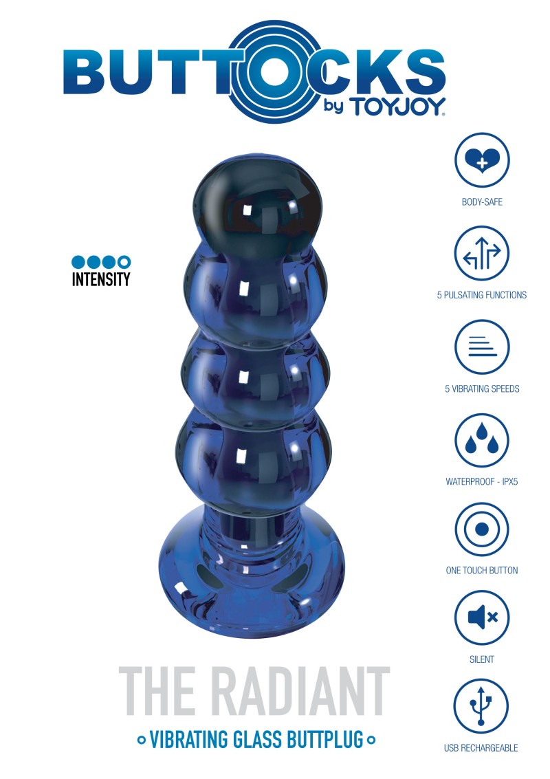 Buttocks Glass Plug