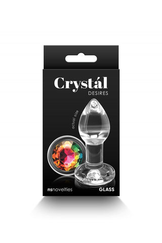 Glas Rainbow Buttplug