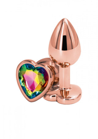 Buttplug Metall Guld Med Kristall