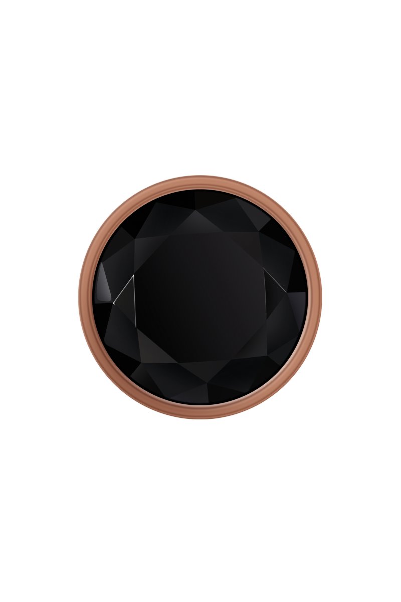 Gold Anal Beads With Diamond