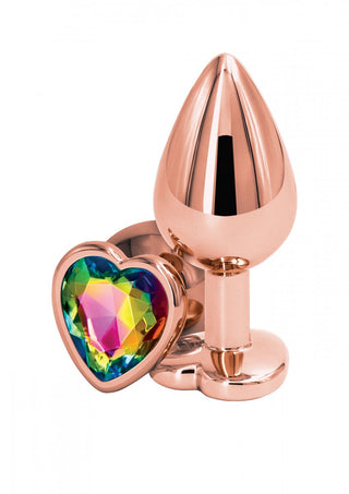 Guld Buttplug Hjärtformad