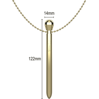 Vibrator Halsband Guld