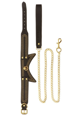 Halsband Med Guld Koppel