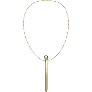 Vibrator Halsband Guld